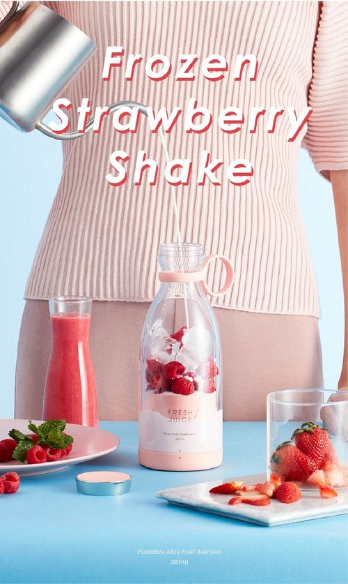Portable USB Blender Cup – 350 ml Travel Smoothie Maker