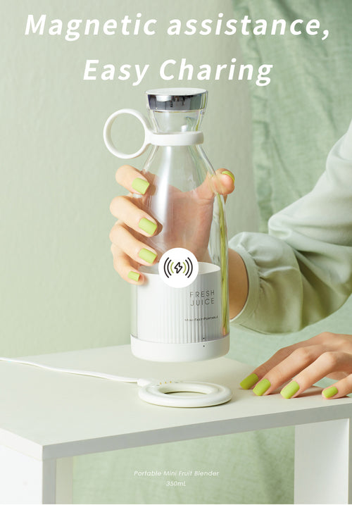 Portable USB Blender Cup – 350 ml Travel Smoothie Maker